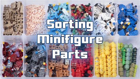 How To Sort Lego Minifigure Pieces Accessories Youtube