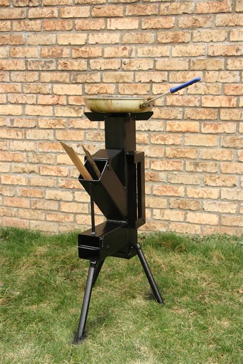 Charcoal Grill Attachment Rocket Stove Charcoal Grill - Etsy