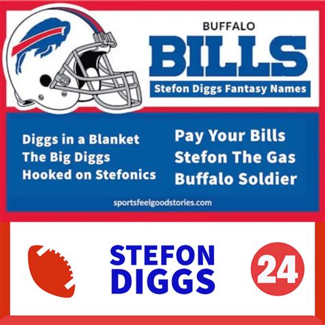 45 Best Stefon Diggs Fantasy Football Team Names 2024