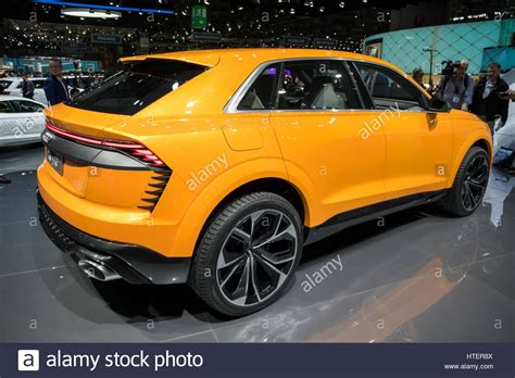 Geneva Switzerland March 7 2017 Audi Q8 Sport Concept Car