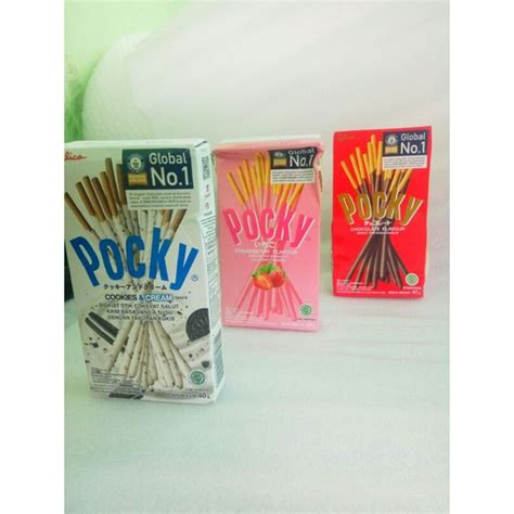 Jual Pocky Glico Gr Gr Gram Exp Biskuit Stik Salut Cokelat