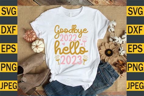 Goodbye 2022 Hello 2023 Graphic By Designbundle · Creative Fabrica