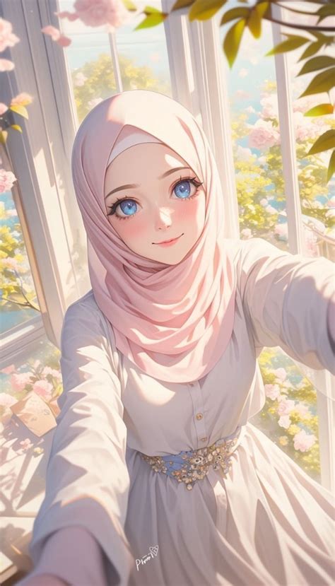 Pin By R R On Hijab Art In Islamic Cartoon Cute Hijab Cartoon