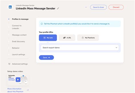 How To Automate Linkedin Mass Messaging [ Tools] Phantombuster