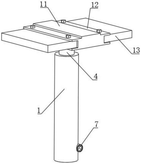 一种土木工程用建筑模板连接架的制作方法