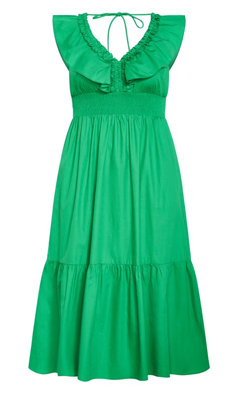 womens  size kelly maxi green dress