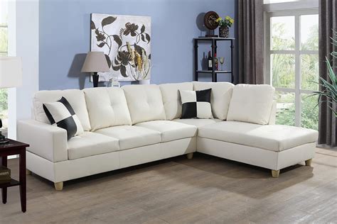 Amazon Beverly Fine Funiture Tinata Right Facing Faux Leather