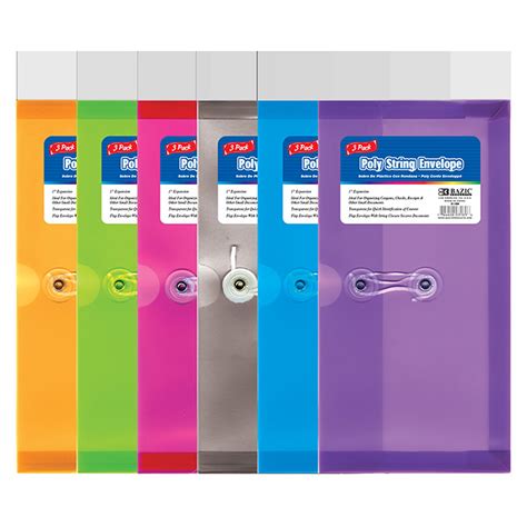 Cupón BAZIC / Sobre de hilo de poliéster de tamaño de cheque (2