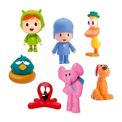 Kit Bonecos Da Turma Pocoyo Todos Em Vinil Atoxico Cardoso