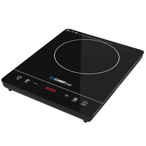 Cheftop Single Burner Induction Cooktop Portable 120v Digital Ceramic Top 1300 Watt Touch