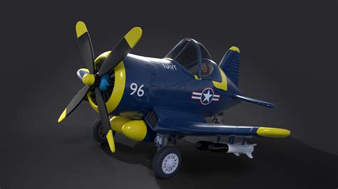 Artstation Mini Vought F4u Corsair