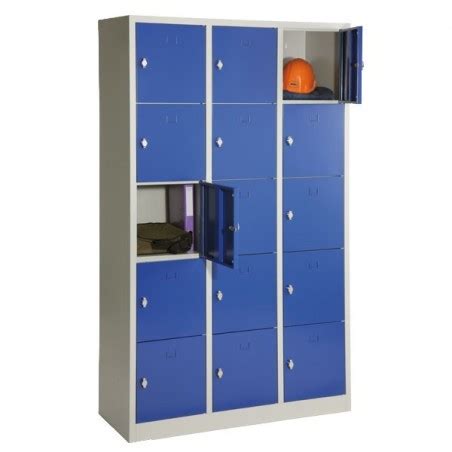 Casier Vestiaire Multicases 15 Cases Monobloc Gosto