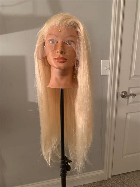 Platinum Blonde Full Lace Wig Color Wig Luxury Wig Etsy