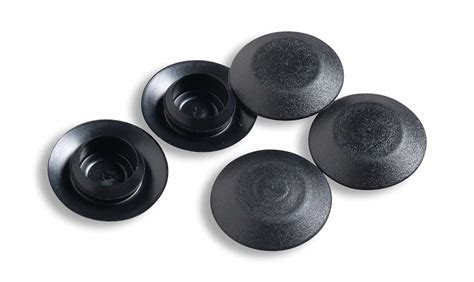 1/2 Inch Plastic and Sheet Metal Hole Plugs - 25 Pieces