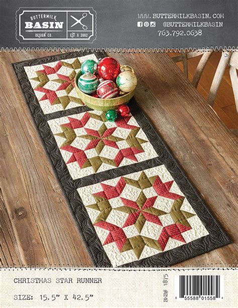 Christmas Star Runner Quilting Patterns Quilted Table Runners Christmas Christmas Quilts