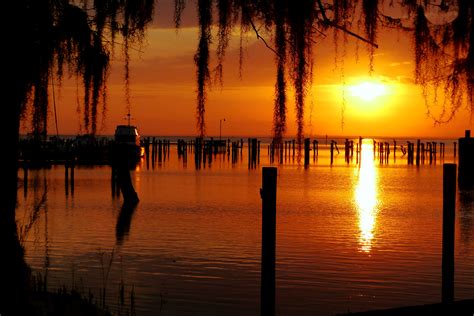 Mobile Alabama Sunset Mobile, AL Mobile Bay
