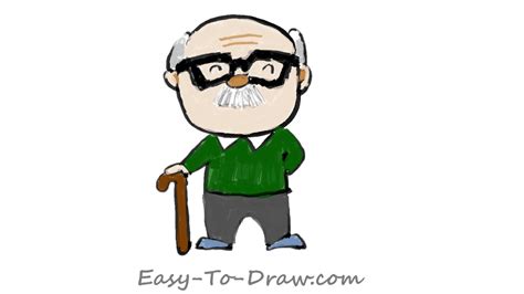 Grandfather Drawing at GetDrawings | Free download