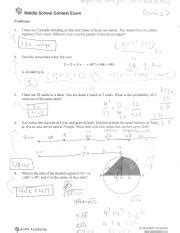 AOPS Math Contest Evaluation.pdf - | Course Hero