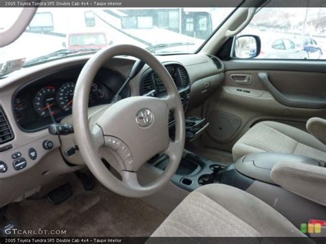 Taupe Interior Prime Interior for the 2005 Toyota Tundra SR5 Double Cab ...