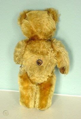 Vintage S Old Chad Valley Musical Mohair Jointed Teddy Bear