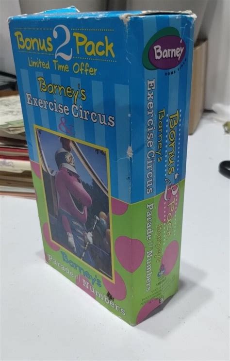 Barney Exercise Circus Parade Numbers Sing Along Bonus 2 Pack Vhs Video Tape Set 45986999122 Ebay