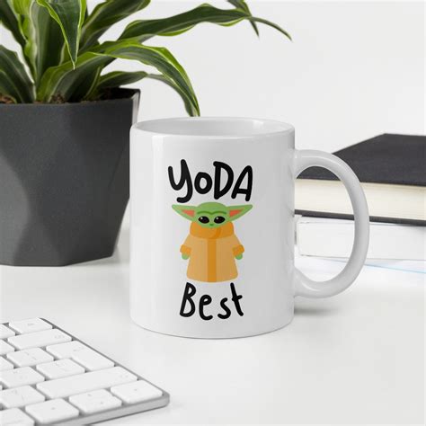 Yoda Best Mug // Star Wars Mug, Baby Yoda Mug, Mandalorian, Your the Best, Funny Mug, Funny Gift ...