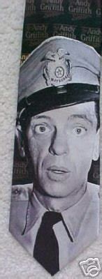 Barney Fife Mayberry Deputy Sheriff Don Knotts Tie New