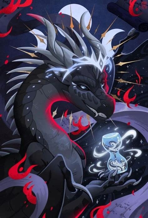 Darkstalker / peacemaker | Wings of fire dragons, Wings of fire, Fire art