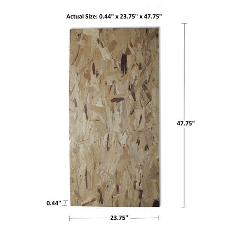 7 16 In X 4 Ft X 8 Ft OSB Oriented Strand Board Sheathing 50 OFF