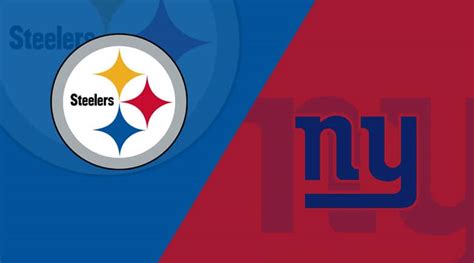 Da Steelers Host Da Giants On Mnf Pittsburgh Steelers