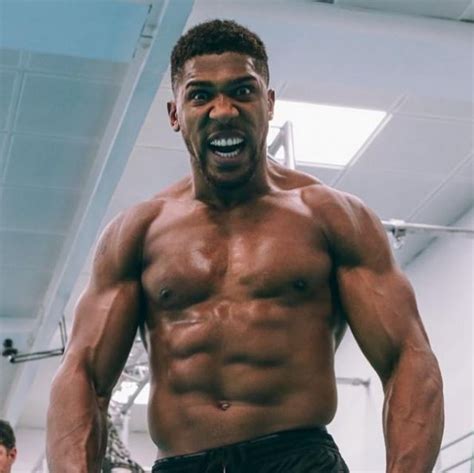 Anthony Joshua Shows Off Hulking Body Ahead Of Oleksandr Usyk Rematch