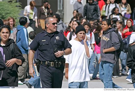 San Leandro Police Patrol High School After Fights Campus Placed On