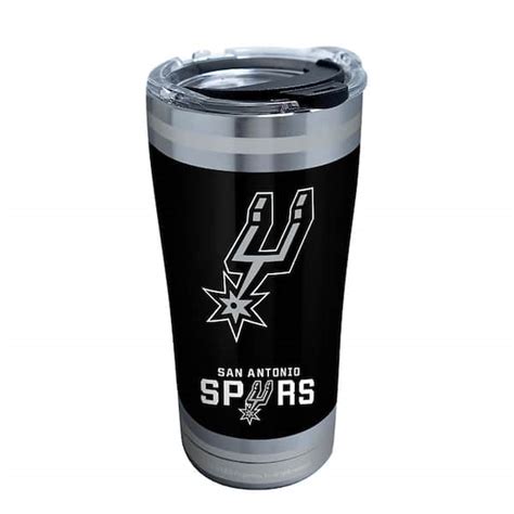 Tervis Nba San Antonio Spurs Swish 20 Oz Stainless Steel Tumbler With Lid 1321837 The Home Depot