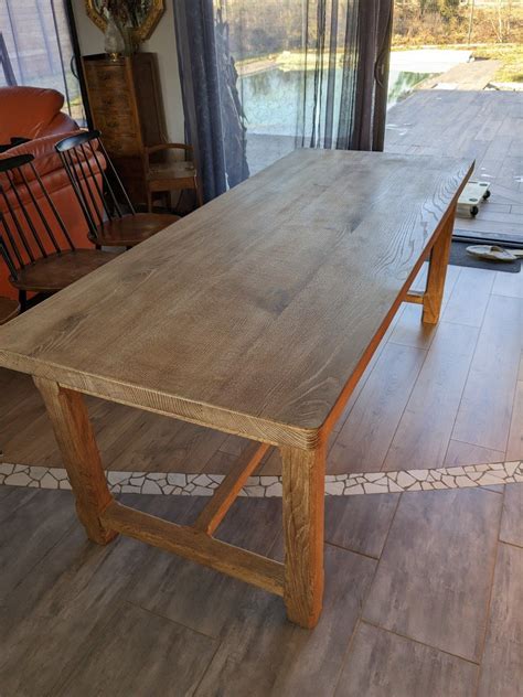 Proantic: Solid Oak Farmhouse Table