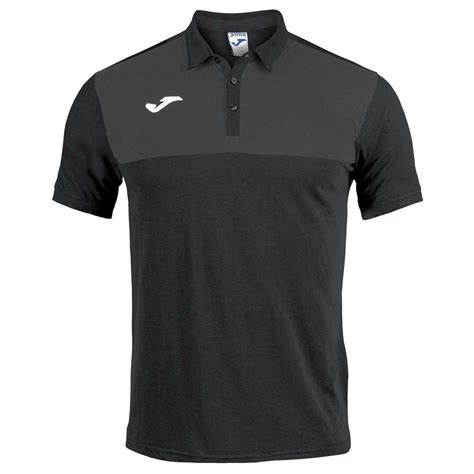 Joma Winner Short Sleeve Polo Shirt Black Goalinn