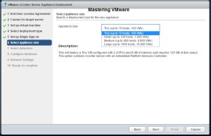 Install Configure Vcsa Mastering Vmware