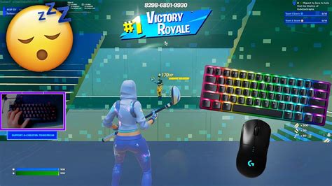 💤 Asmr Fortnite Chill 😴 1v1 Piece Control Gameplay 🎧 Razer Huntsman