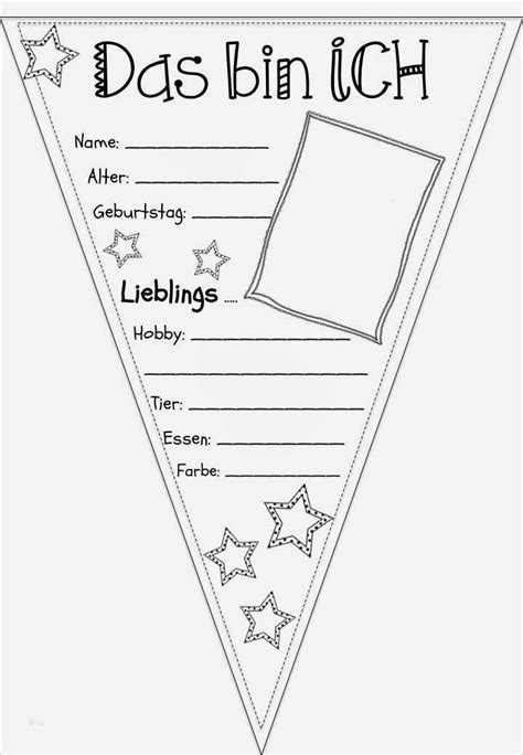 Lustiger Steckbrief Vorlage Neu Klassenkunst Ich Wimpel Vorlage Ideen