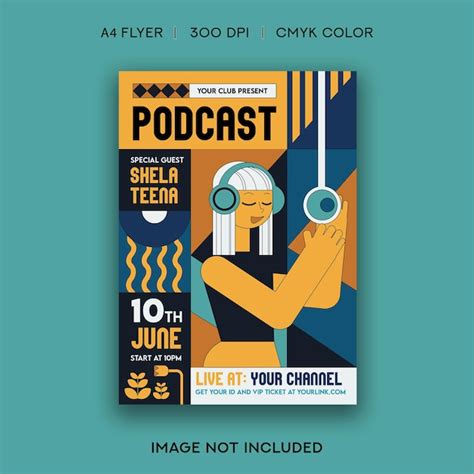 Podcast Day Poster Psd 28000 High Quality Free Psd Templates For