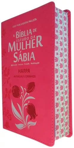 Biblia De Estudo Da Mulher Sabia Letra Grande Harpa Frete Gr Tis