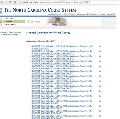 Nc Superior Court Master Calendar Fall 2025 - Hunter Mosses