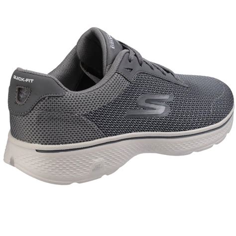 Lyst Skechers Go Walk 4 Noble Mens Sports Trainers In Gray For Men