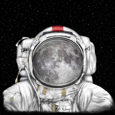 Astronaut On Moon Drawing ~ Get Space Coloring Sheets | Bodegawasues