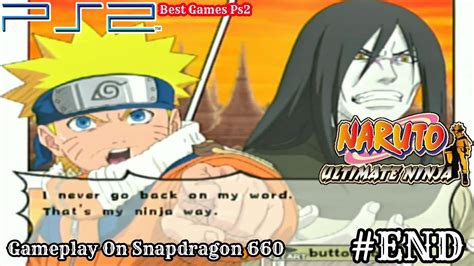 Naruto Ultimate Ninja Ps2 Gameplay End Naruto Uzumaki Saga Naruto Vs Orochimaru