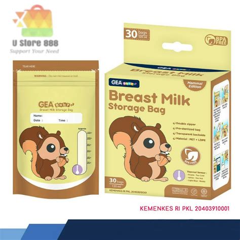 Jual Kantong Asi Gea Baby Plastik Asip Breastmilk Storage Bag Ml