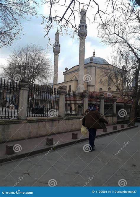 Historical Mosque Kasimpasa Istanbul Editorial Stock Image - Image of ...