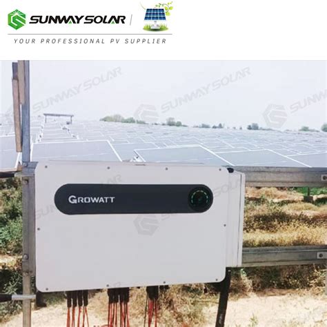 Sunway Growatt 100kw 125kw 380v Three Phase On Grid Solar Inverter