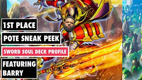 Yu Gi Oh 1st Place Sword Soul Deck Profile POTE Sneak Peek Featuring