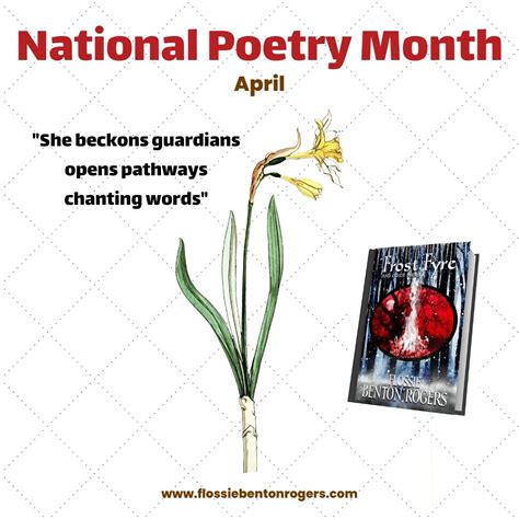 Celebrate Poetry Month With Frost Fyre Flossie Benton Rogers Author