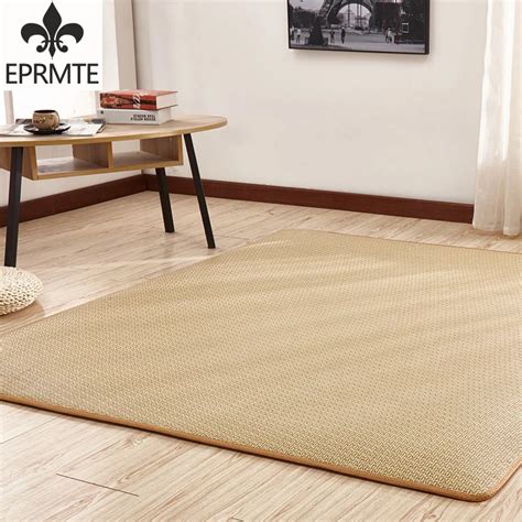 Japanese Style Summer Living Room Bedroom Rectangular Carpet Yoga